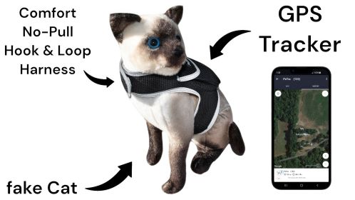 Mini GPS Dog Collar Realtime GSM Tracking Device Wireless Pet Tracker Size:M