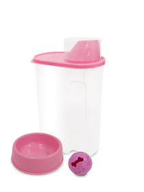 Pet Essentials Kit (4 Pieces) (Color: pink)