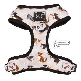 Adjustable Harness (Color: Too Much Auss, size: medium)