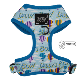Adjustable Harness (Color: Daddy's Boy, size: XXsmall)