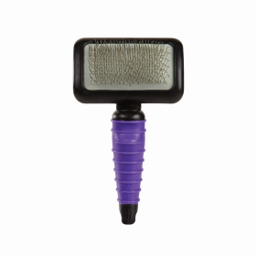 MG Ergonomic Slicker Brush (Color: Purple, size: medium)