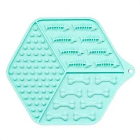 Dog Lick Mat (Color: Turquoise)