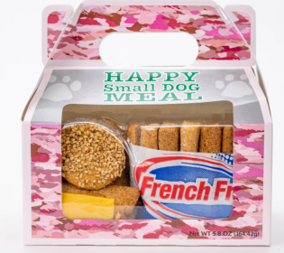 Happy Dog Meal (Color: PINK CAMO, size: Small (5pcs))